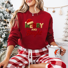Load image into Gallery viewer, "Merry & Bright" Crewneck