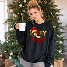 Load image into Gallery viewer, "Merry & Bright" Crewneck