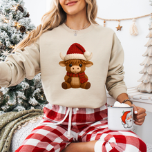 Load image into Gallery viewer, "Christmas Cow" Crewneck