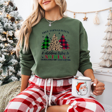 Load image into Gallery viewer, "Tree Tops Glisten....Children Don't Listen" Crewneck
