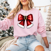 Load image into Gallery viewer, "Christmas Bow" Crewneck