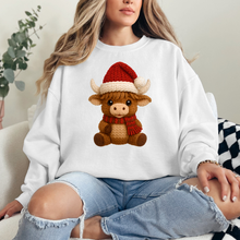 Load image into Gallery viewer, "Christmas Cow" Crewneck