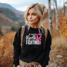 Load image into Gallery viewer, A Cure Worth Fighting For Crewneck Sweatshirt