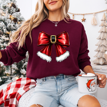 Load image into Gallery viewer, "Christmas Bow" Crewneck