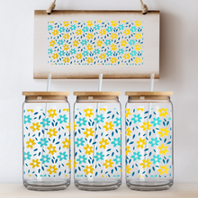 Load image into Gallery viewer, Dainty Flower - Blue/Yellow