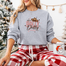 Load image into Gallery viewer, "Have a Holly Dolly Christmas" Crewneck