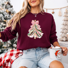Load image into Gallery viewer, "Pink Christmas Tree" Crewneck