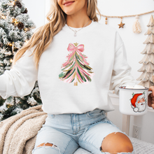 Load image into Gallery viewer, "Pink Christmas Tree" Crewneck
