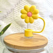 Load image into Gallery viewer, Flower Straw Topper