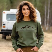 Load image into Gallery viewer, "Take me to the Mountains" Crewneck Sweatshirt