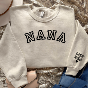 "NANA/NANNY" Crewneck Sweatshirt