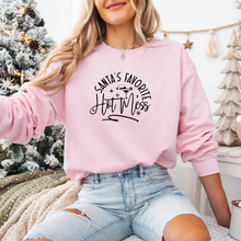 Load image into Gallery viewer, "Santa's Favorite Hot Mess" Crewneck