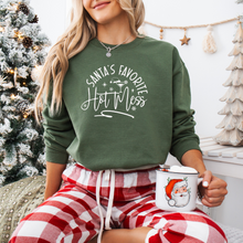 Load image into Gallery viewer, "Santa's Favorite Hot Mess" Crewneck