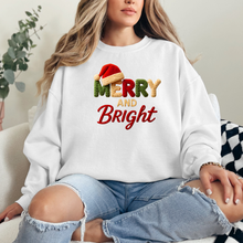 Load image into Gallery viewer, "Merry & Bright" Crewneck