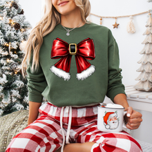 Load image into Gallery viewer, "Christmas Bow" Crewneck