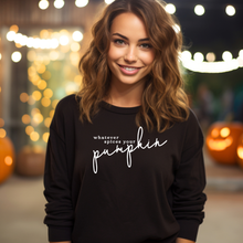 Load image into Gallery viewer, Whatever Spices Your Pumpkin Crewneck Sweatshirt