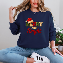 Load image into Gallery viewer, "Merry & Bright" Crewneck
