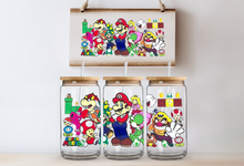 Load image into Gallery viewer, Mario Gang Can Glass - Acrylic/Plastic