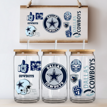 Load image into Gallery viewer, Dallas Cowboys - Can Glass
