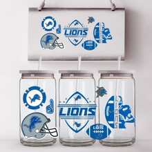 Load image into Gallery viewer, Detroit Lions - Can Glass