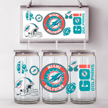 Load image into Gallery viewer, Miami Dolphins - Can Glass