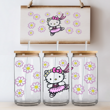 Load image into Gallery viewer, "Ballet" Hello Kitty - Can Glass (Acrylic/Plastic)
