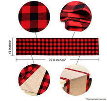 Load image into Gallery viewer, Buffalo Plaid Table Runner