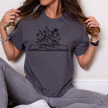 Load image into Gallery viewer, "Wildflower Book" Tee