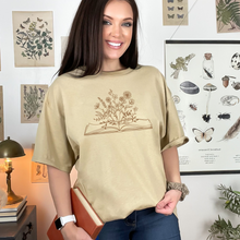Load image into Gallery viewer, "Wildflower Book" Tee
