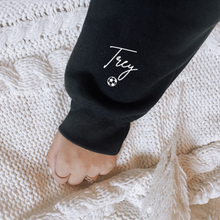 Load image into Gallery viewer, "Soccer Mama" Crewneck Sweatshirt (sleeve design)