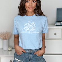 Load image into Gallery viewer, "Wildflower Book" Tee