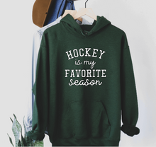 Load image into Gallery viewer, "Hockey is my Favorite Season" Hoodie