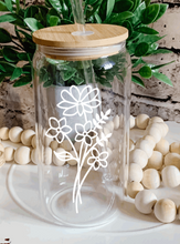 Load image into Gallery viewer, "Wildflowers" - Can Glass