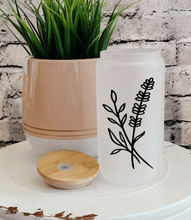 Load image into Gallery viewer, "Little Wildflower" - Can Glass