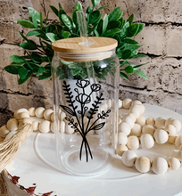 Load image into Gallery viewer, "Wildflower Bunch" - Can Glass