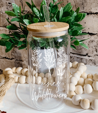 Load image into Gallery viewer, "Raising Wildflowers" - Can Glass