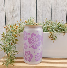 Load image into Gallery viewer, "Hibiscus" - Can Glass