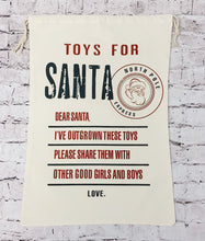 Load image into Gallery viewer, Gifts for Santa Sack