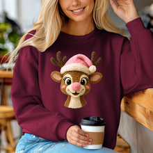Load image into Gallery viewer, "Rudolph's Girlfriend" Crewneck
