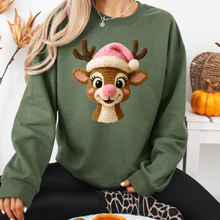 Load image into Gallery viewer, "Rudolph's Girlfriend" Crewneck
