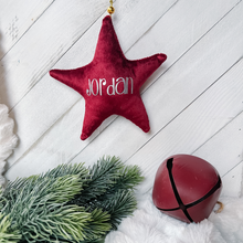 Load image into Gallery viewer, Velvet Star Decoration
