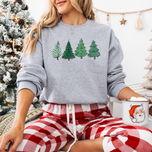 Load image into Gallery viewer, &quot;Holiday Trees&quot; Crewneck
