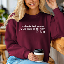 Load image into Gallery viewer, "Probably gonna jingle some of the way" Crewneck
