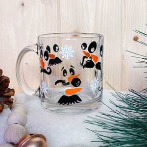 " Moustache Snowman" Coffee Mug