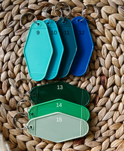 Load image into Gallery viewer, &quot;Drive Safe You Beautiful B**ch&quot; Motel Keychain
