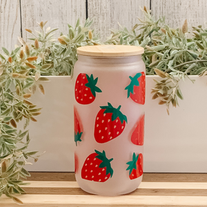 "SWEET STRAWBERRY" - Can Glass