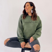 Load image into Gallery viewer, **NEW DESIGN**  &quot;Heart on my sleeve&quot; Crewneck Sweatshirt
