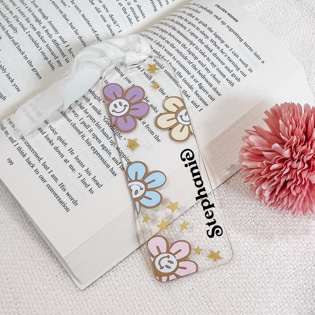 Daisy Flower Bookmark - Personalized