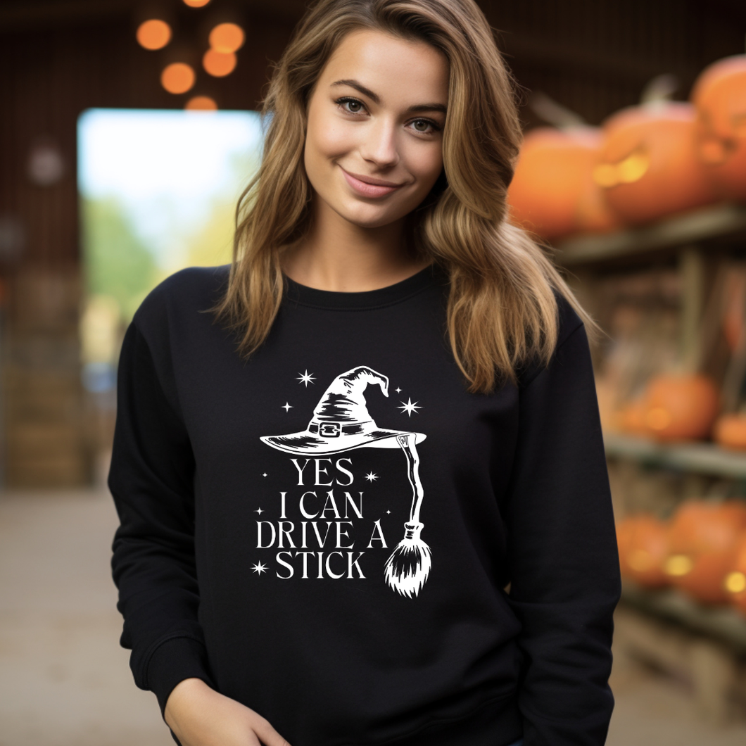 Yes I Can Drive a Stick Crewneck Sweatshirt