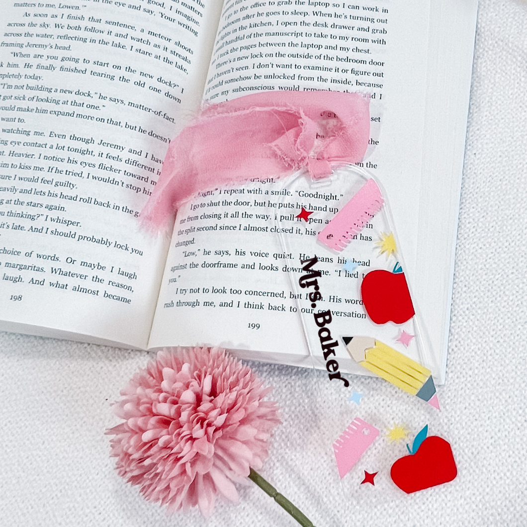 School/Teacher Bookmark